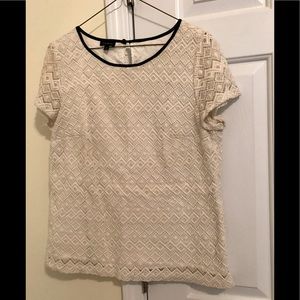 Talbots blouse. Off white size 10